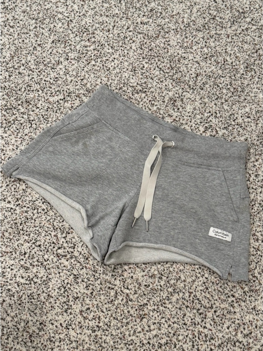 Calvin Klein Gray Athletic Drawstring Shorts - Picture 1 of 6